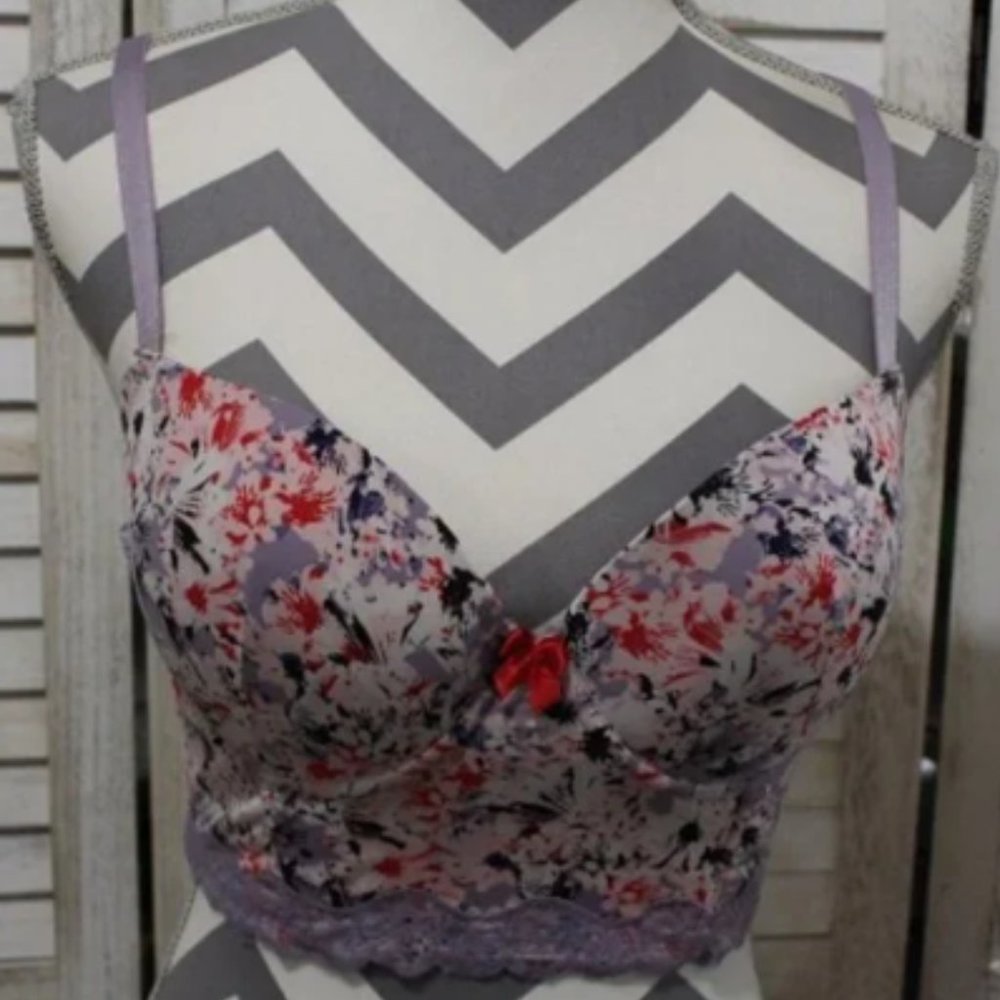 Adore Me underwire floral bra (530)